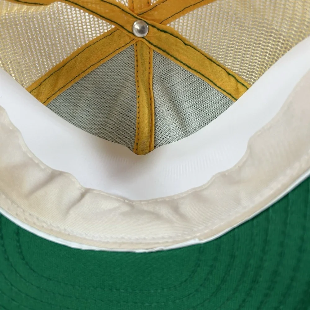 VTG Notre Dame Fighting Irish Snapback Hat College Green Trucker Cap Made in USA